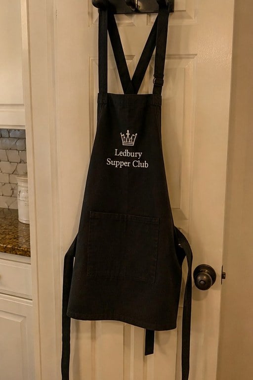 Aprons with logo — customer photo