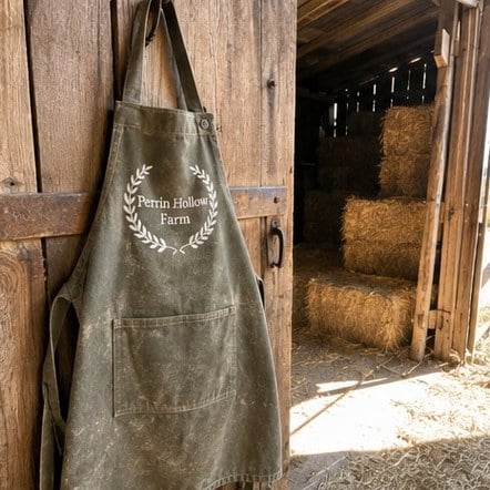 Custom printed aprons in bulk