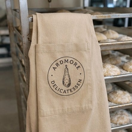 Customized aprons for bakeries and delis