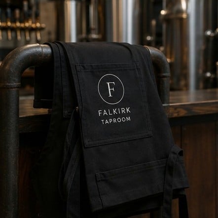 Customized aprons for breweries and tasting rooms