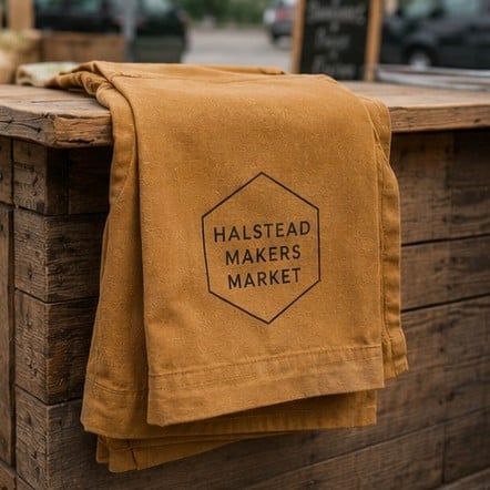 Customized aprons for makers and market stalls