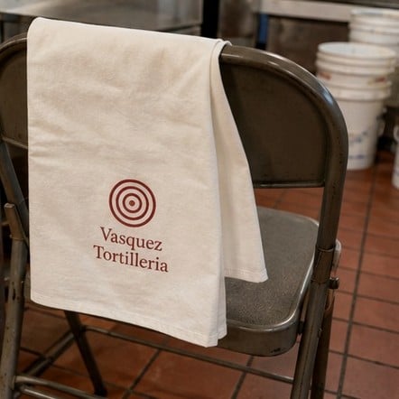 Promotional custom aprons with company logo